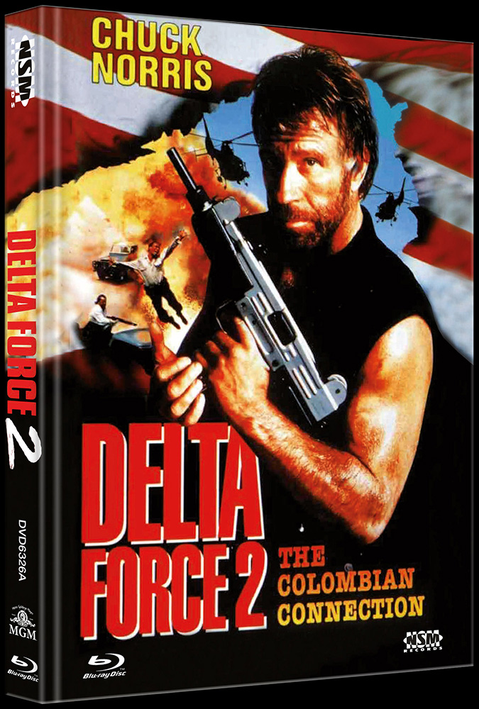 Delta Force 2 (Blu-Ray+DVD) - Cover A - Mediabook 006/666