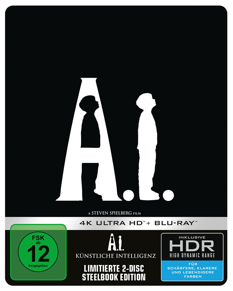 A.I. - KÜNSTLICHE INTELLIGENZ  (4K UHD+Blu-Ray) - Limited SteelBook Edition