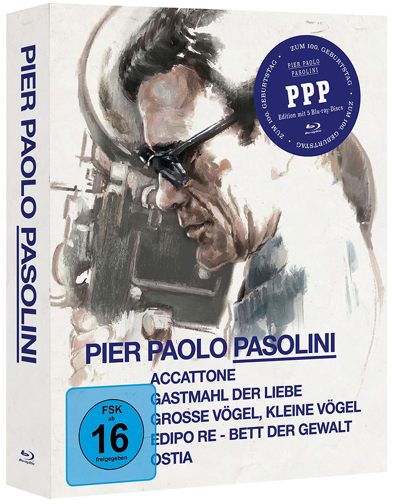 PIER PAOLO PASOLINI COLLECTON (Blu-Ray) (5Discs) - Digipak im Schuber