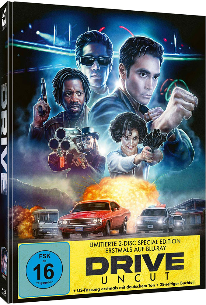 DRIVE (Blu-Ray) (2Discs) - Cover B - Mediabook - Limited 666 Edition - Uncut