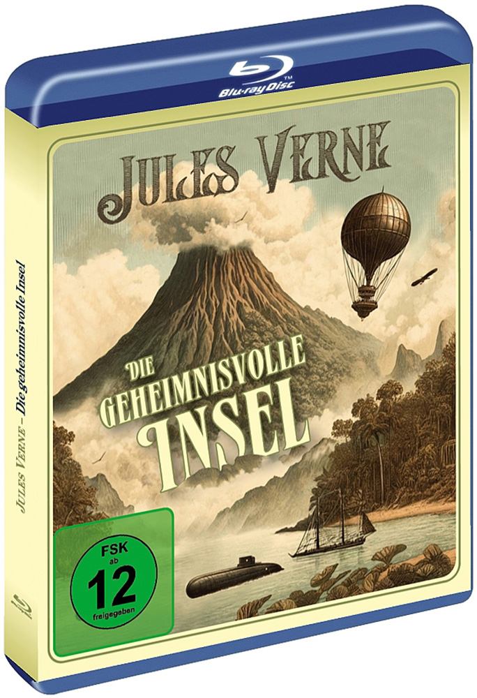 GEHEIMNISVOLLE INSEL, DIE (Blu-Ray) - Jules Verne - Limited 500 Edition