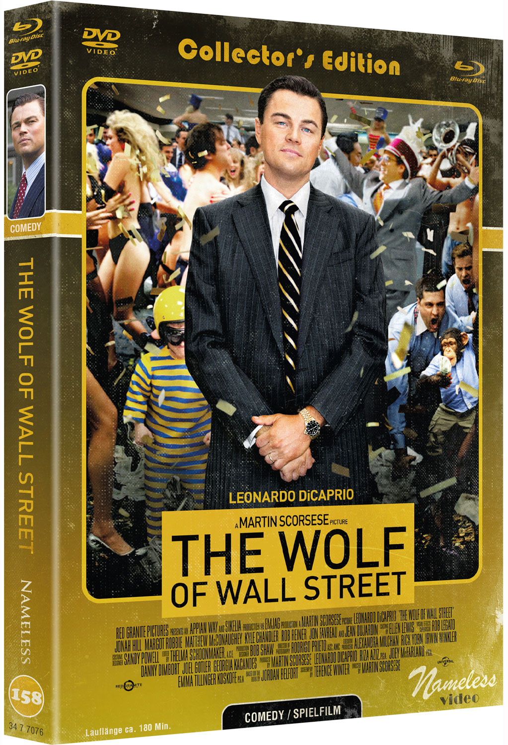 WOLF OF WALL STREET, THE (Blu-Ray+DVD) - Cover C - Mediabook - Limited 333 Edition