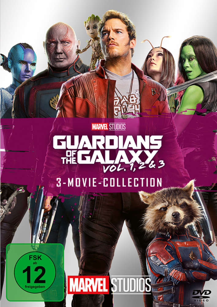 GUARDIANS OF THE GALAXY - 3-Movie-Collection (3DVDs)