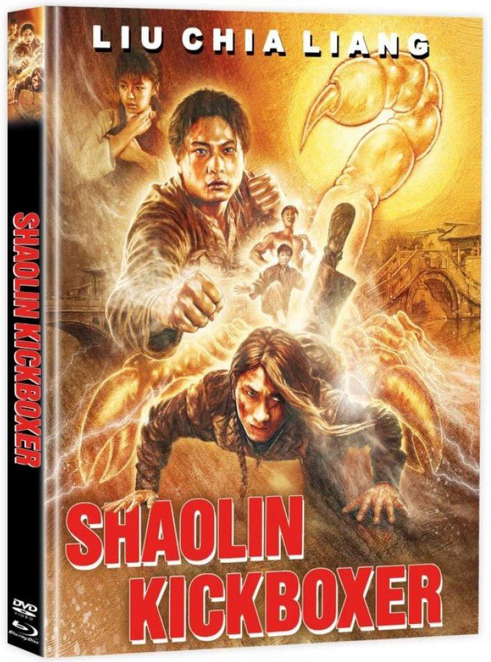 SHAOLIN KICKBOXER (Blu-Ray+DVD) - Cover A - Mediabook - Limited 250 Edition