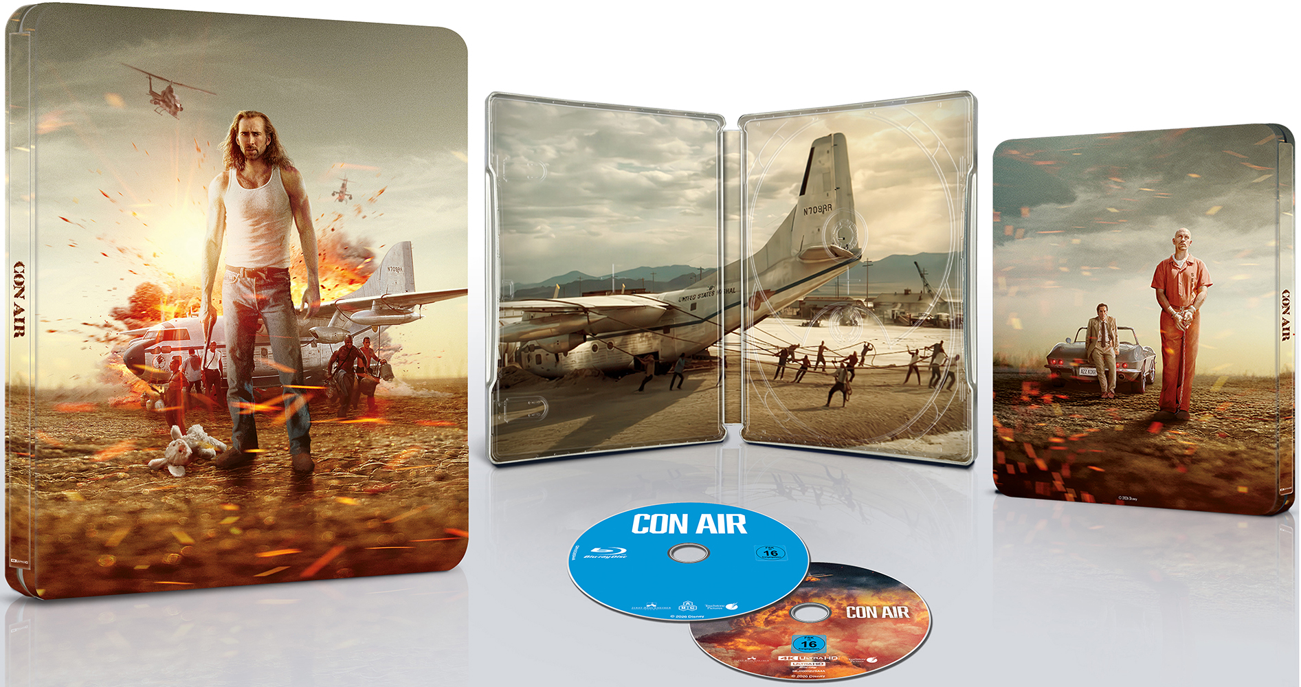 CON AIR (4K UHD+Blu-Ray) - SteelBook - Limited Edition