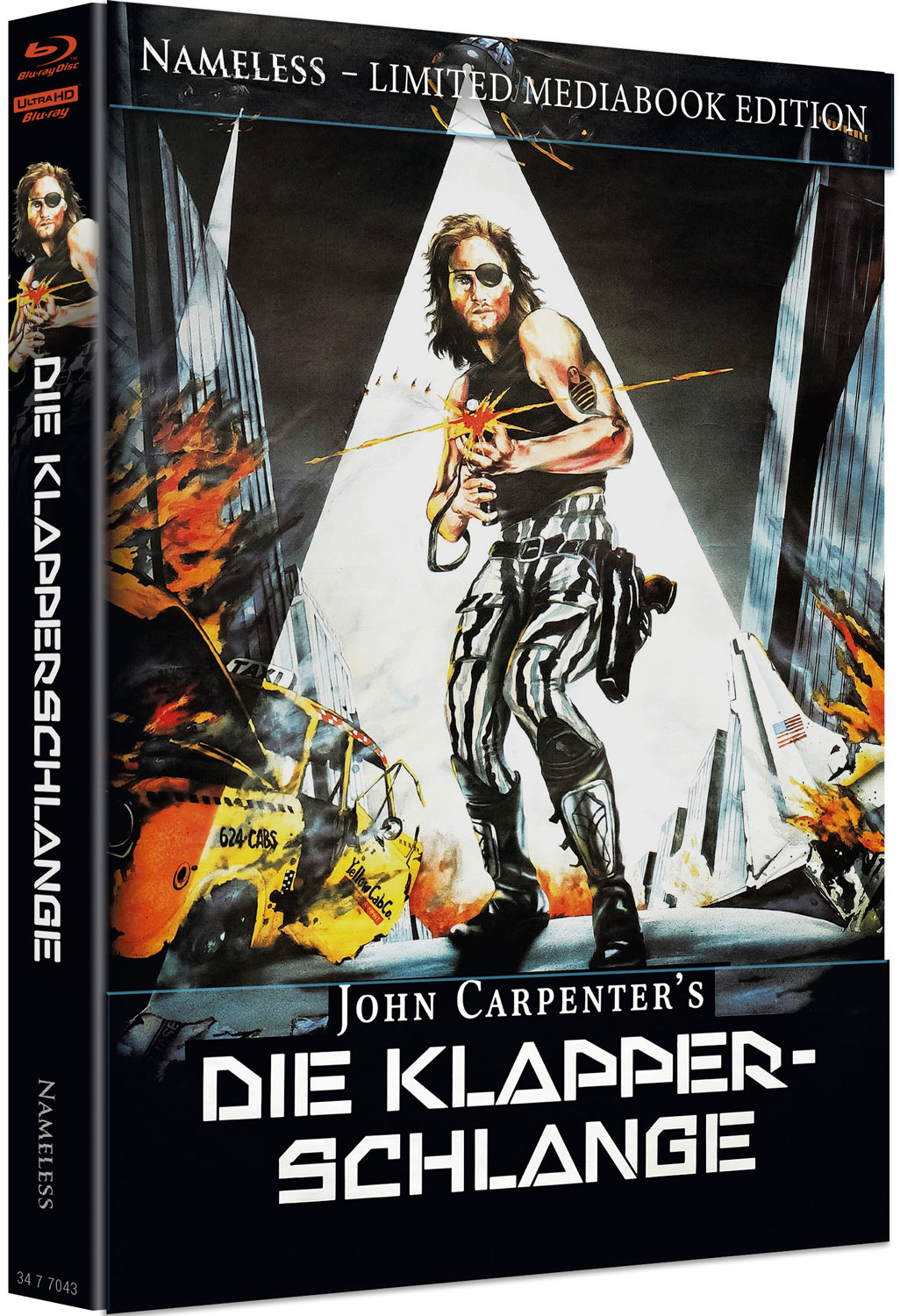 KLAPPERSCHLANGE, DIE (4K UHD+Blu-Ray) - Cover D - Mediabook - Limited 222 Edition