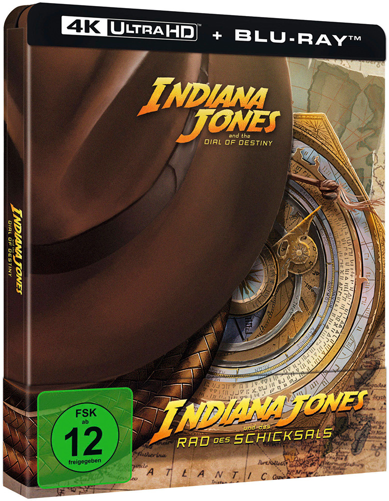 INDIANA JONES UND DAS RAD DES SCHICKSALS (4K UHD+Blu-Ray) - Limited Steelbook Edition