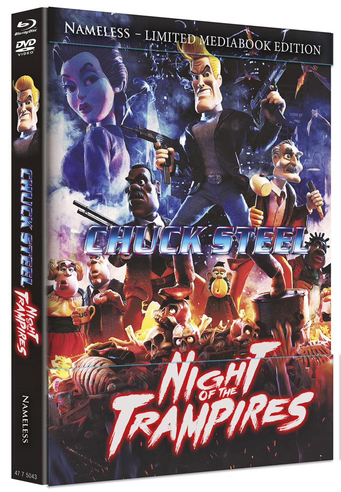 CHUCK STEEL (Blu-Ray+DVD) - Cover F - Mediabook - Limited 222 Edition