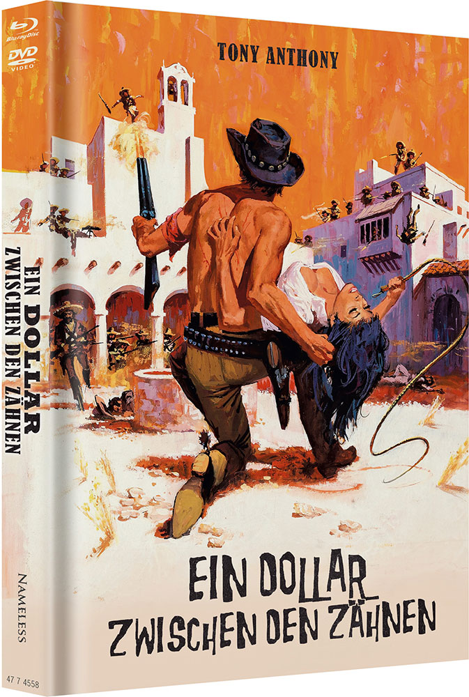 EIN DOLLAR ZWISCHEN DEN ZÄHNEN (Blu-Ray+DVD) - Cover A - Mediabook - Limited 333 Edition