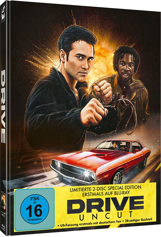 DRIVE (Blu-Ray) (2Discs) - Cover C - Mediabook - Limited 444 Edition - Uncut