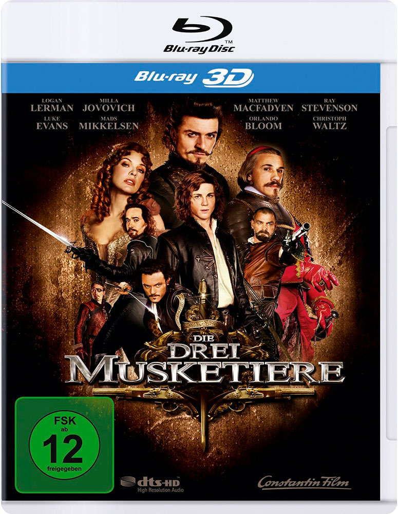 DREI MUSKETIERE, DIE (2011) (Blu-Ray 3D) - 2D & 3D Version