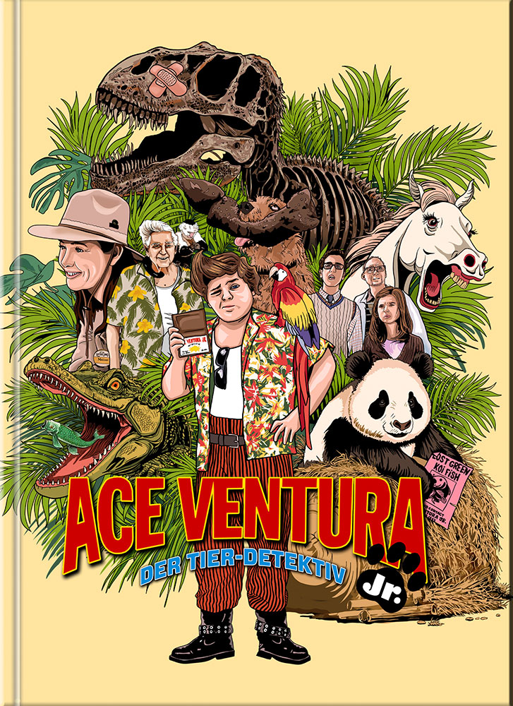 ACE VENTURA JR. - DER TIER-DETEKTIV (Blu-Ray+DVD) - Cover B - Mediabook - Limited 66 Edition