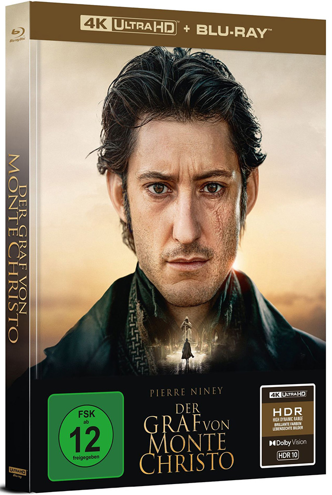 GRAF VON MONTE CHRISTO, DER (2024) (4K UHD+Blu-Ray) - Mediabook - Limited Edition