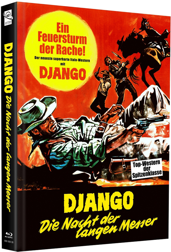 DJANGO - DIE NACHT DER LANGEN MESSER (Blu-Ray+DVD) - Cover F - Mediabook - Limited 111 Edition