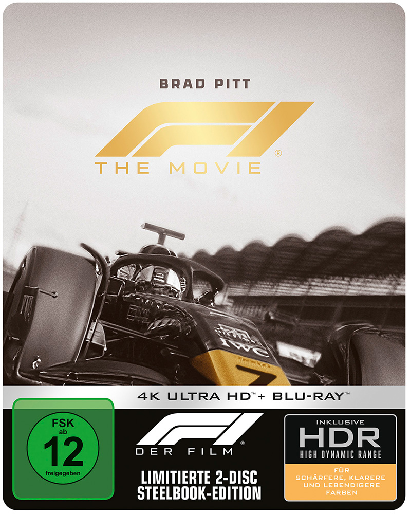 F1-Der Film (4K Ultra HD+Blu-Ray) - Cover A - Limited SteelBook Edition