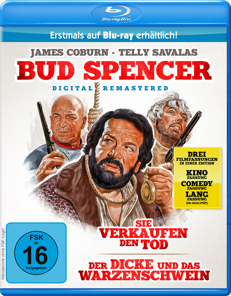 SIE VERKAUFEN DEN TOD (DER DICKE UND DAS WARZENSCHWEIN) (Blu-Ray) - 3 Filmfassungen