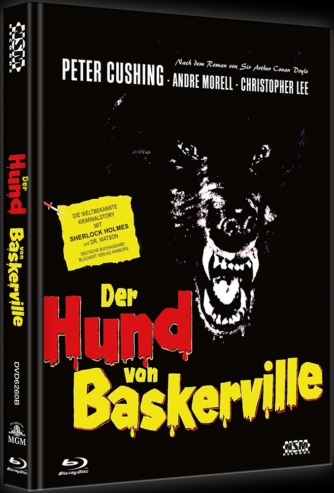 HUND VON BASKERVILLE, DER (1959) (Blu-Ray+DVD+CD) - Cover B - Mediabook - B-Ware ohne Limitierungsnummer!