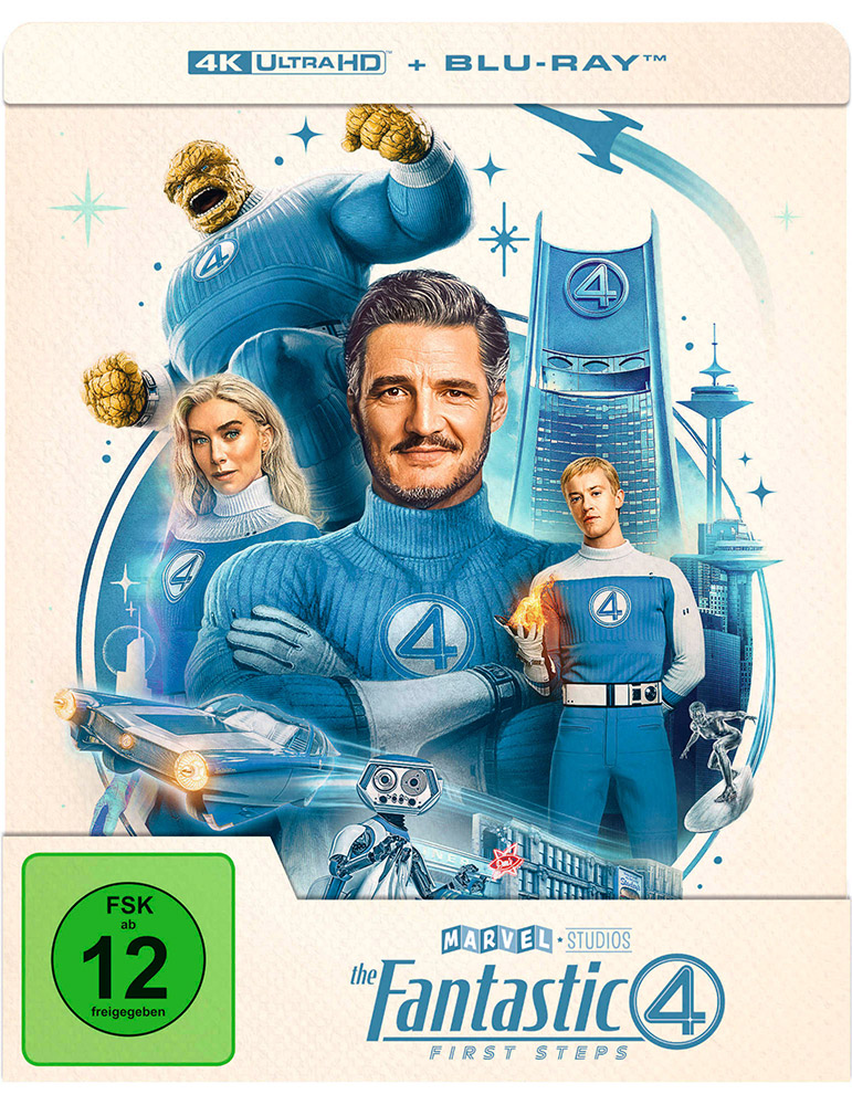 FANTASTIC FOUR: FIRST STEPS, THE (4K UHD+Blu-Ray) - Limited SteelBook Edition
