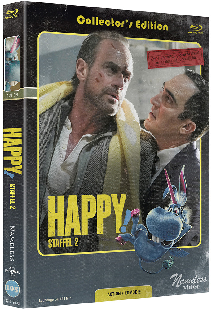 HAPPY! - Staffel 2 (Blu-Ray) (2Discs) - Cover C - Mediabook - Limited 333 Edition