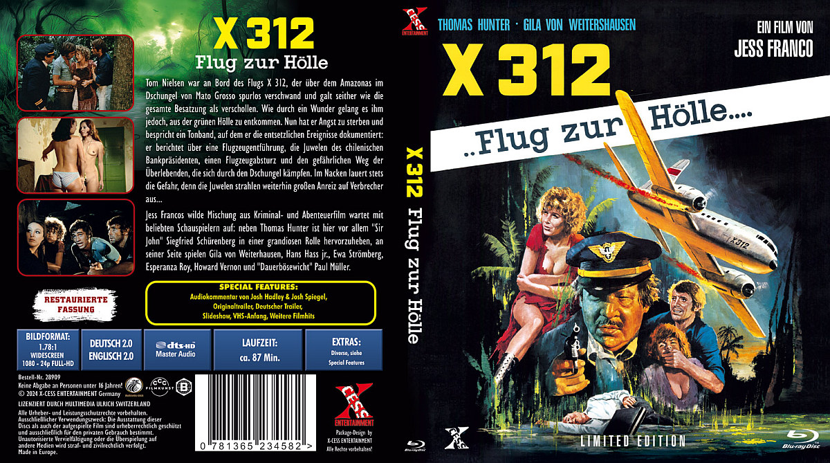 X 312 - FLUG ZUR HÖLLE (Blu-Ray)