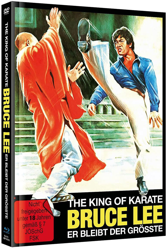 KING OF KARATE, THE - BRUCE LEE - ER BLEIBT DER GRÖSSTE (Blu-Ray+DVD) - Cover B - Mediabook - Limited 500 Edition - 2K Remastered - Uncut