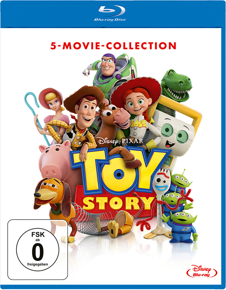 TOY STORY 5-MOVIE-COLLECTION (Blu-Ray) (5Discs)