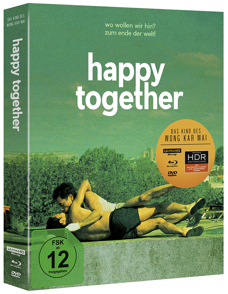 HAPPY TOGETHER (WONG KAR WAI) (4K UHD+Blu-Ray+DVD) - Special Edition im Digipak