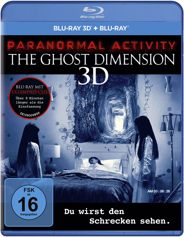 PARANORMAL ACTIVITY 6 - GHOST DIMENSION (Blu-Ray 3D) - 2D & 3D Version - Kinofassung & Extended