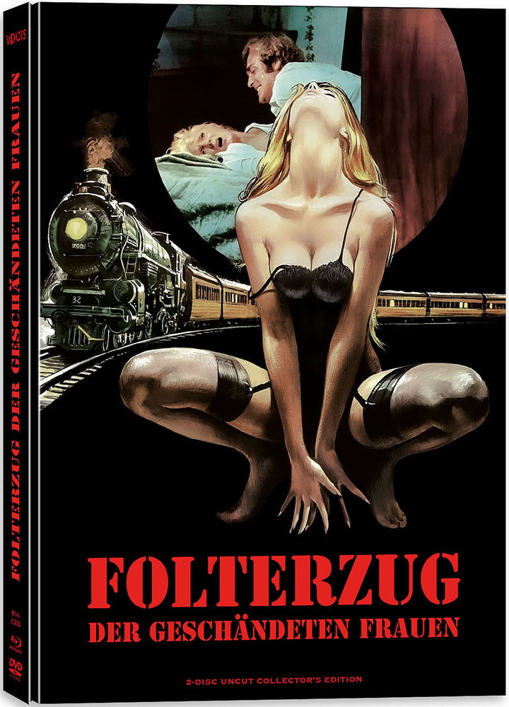 FOLTERZUG DER GESCHÄNDETEN FRAUEN (Blu-Ray+DVD) - Cover C - Mediabook - Limited 222 Edition