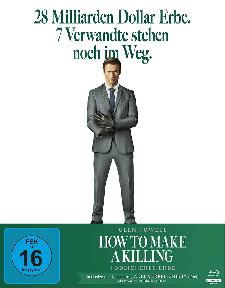 HOW TO MAKE A KILLING: TODSICHERES ERBE (4K UHD+2Blu-Rays) - Mediabook - Limited Edition