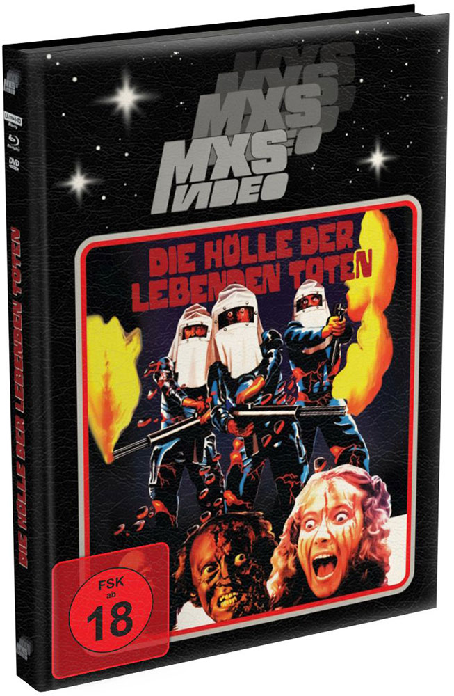 HÖLLE DER LEBENDEN TOTEN, DIE (4K UHD+Blu-Ray+DVD) - Cover A - Mediabook (Wattiert) - Limited 750 Edition