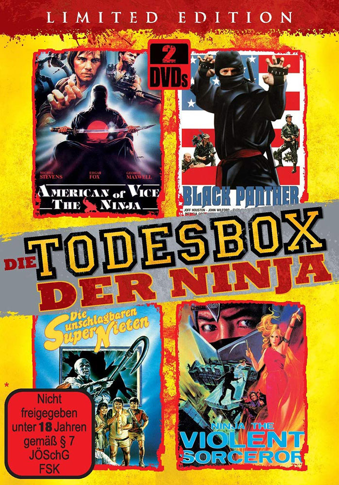 TODESBOX DER NINJA, DIE (4 Filme) (2DVD) - Limited Edition