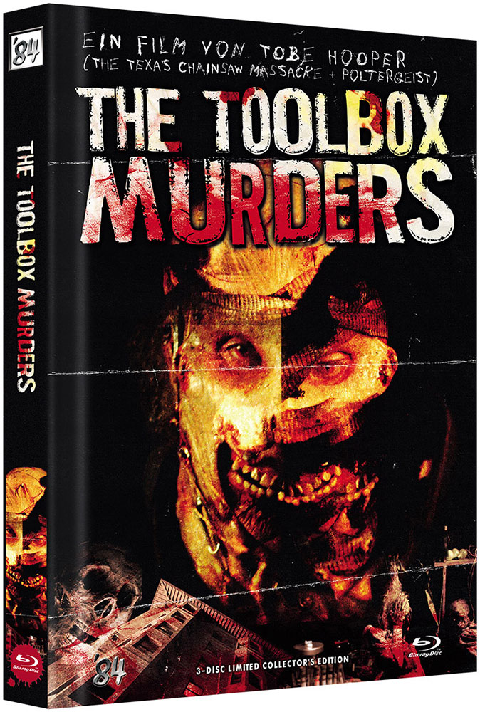 TOOLBOX MURDERS, THE (2003) (Blu-Ray+DVD) (3Discs) - Cover B - Mediabook - Limited 444 Edition