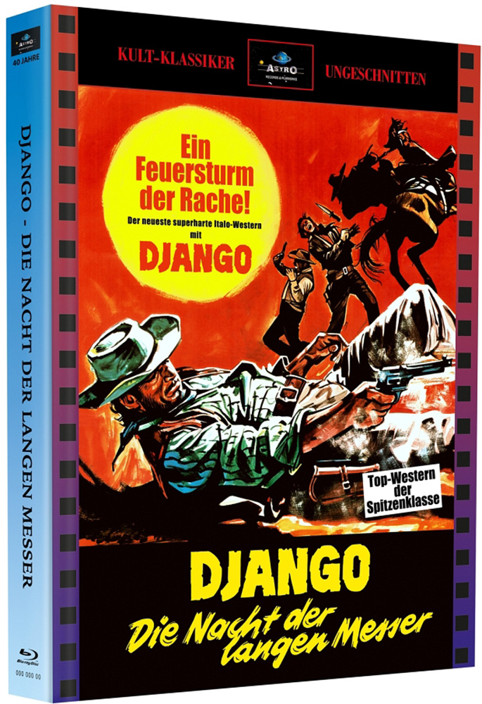 DJANGO - DIE NACHT DER LANGEN MESSER (Blu-Ray+DVD) - Cover A - Mediabook - Limited 111 Edition