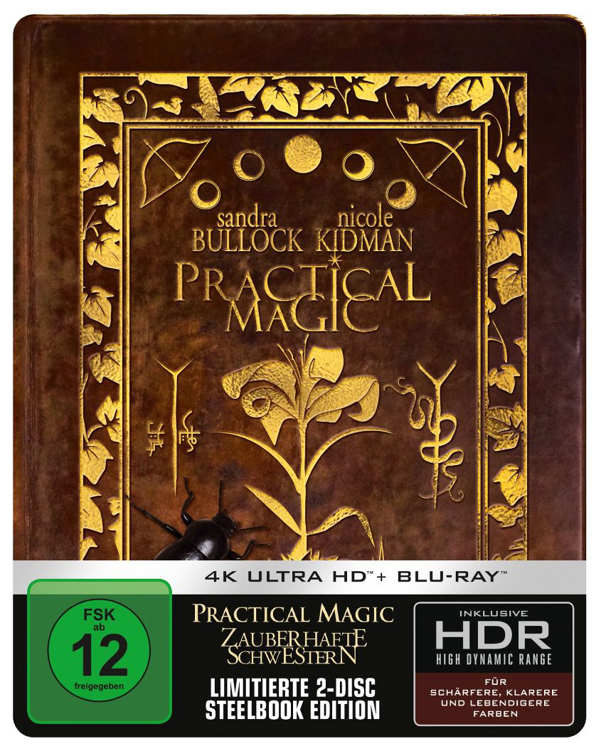 PRACTICAL MAGIC: ZAUBERHAFTE SCHWESTERN (4K UHD+Blu-Ray) - SteelBook - Limited Edition