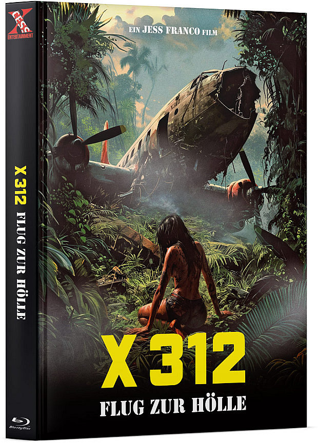 X 312 - FLUG ZUR HÖLLE (Blu-Ray+DVD) - Cover B - Mediabook - Limited 222 Edition