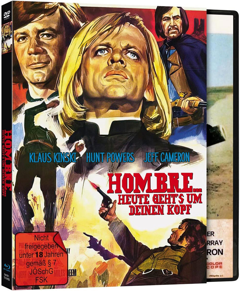 HOMBRE… HEUTE GEHT’S UM DEINEN KOPF (Blu-Ray+DVD) - Limited Deluxe Edition - Klaus Kinski