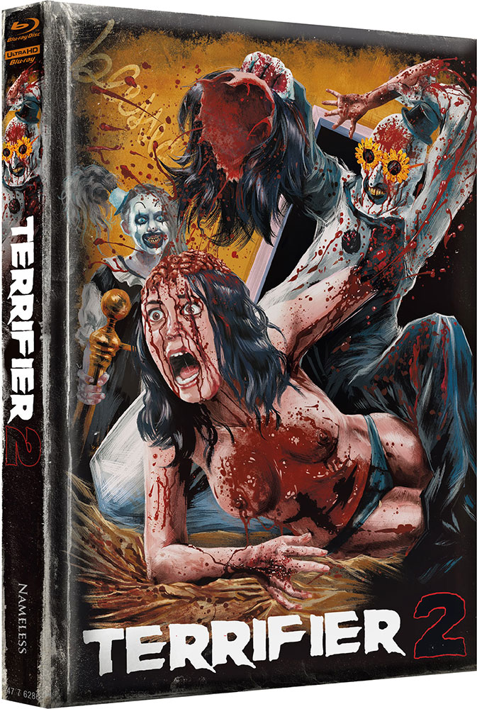 TERRIFIER 2 (4K UHD+Blu-Ray) - Cover I - Mediabook (Wattiert) - B-Ware ohne Limitierungsnummer!