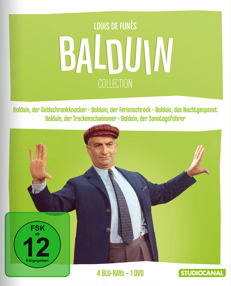 LOUIS DE FUNÈS - BALDUIN COLLECTION (Blu-Ray) (5Discs)