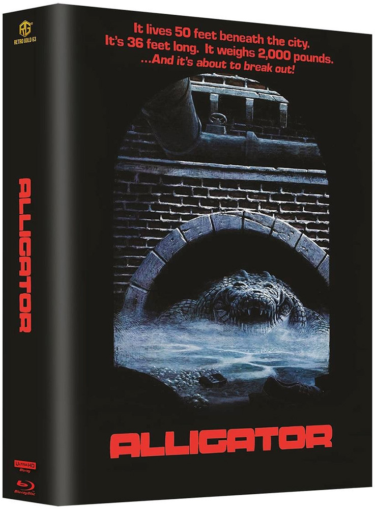 HORROR ALLIGATOR, DER (4K UHD+Blu-Ray) - Cover B - Mega Mediabook - Limited 200 Edition