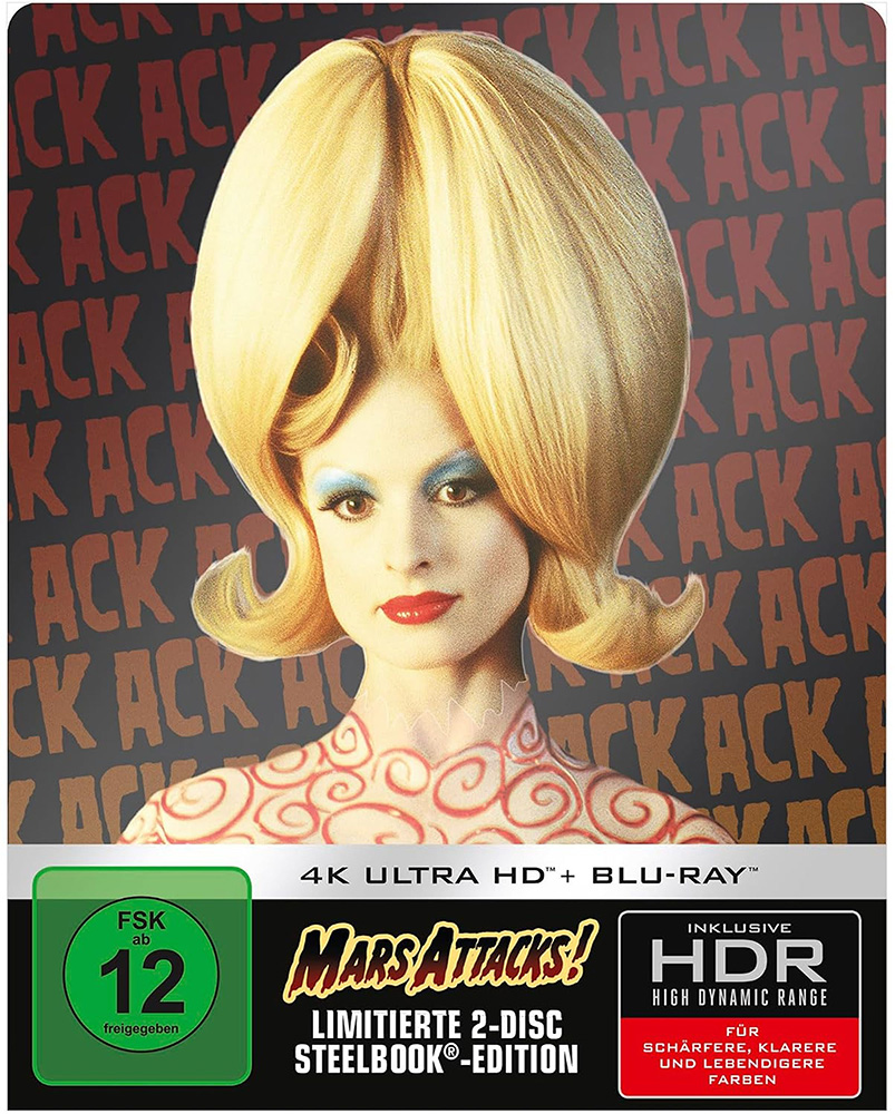 MARS ATTACKS (4K UHD+Blu-Ray) - SteelBook - Limited Edition