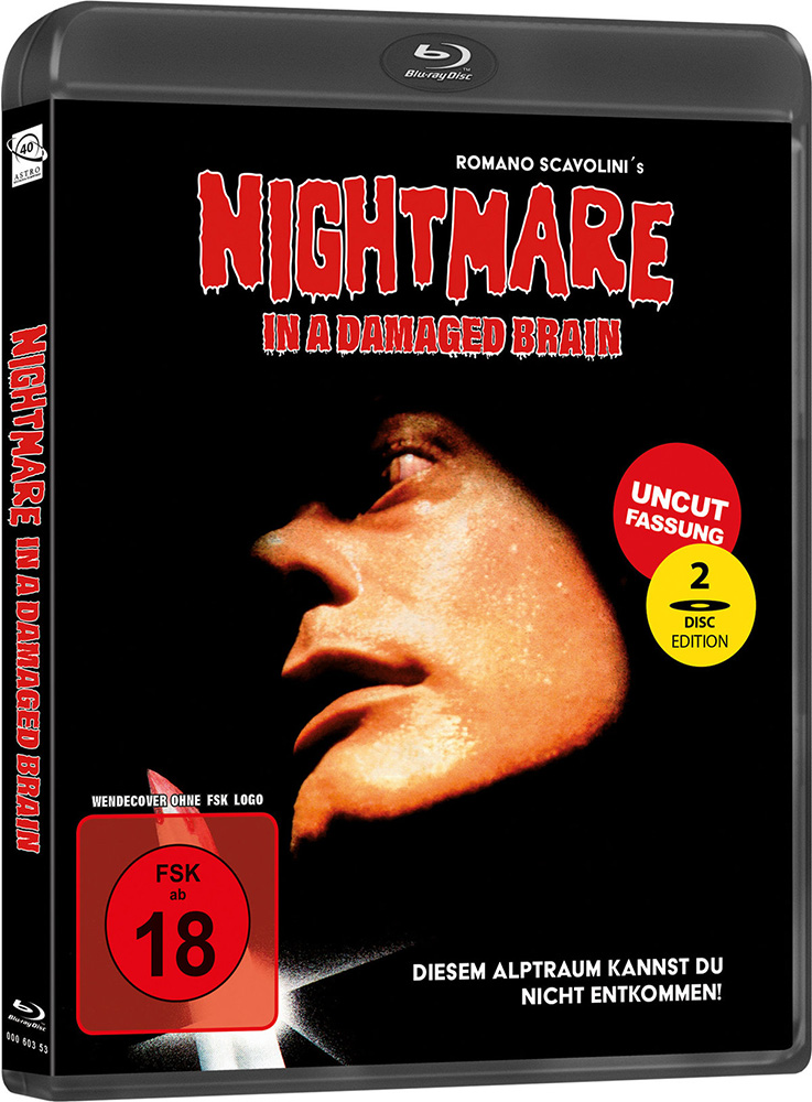 NIGHTMARE IN A DAMAGED BRAIN (Blu-Ray) - Cover 2 - Limited 250 Edition