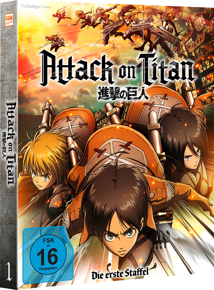ATTACK ON TITAN - Die 1. Staffel (Blu-Ray) (3Discs)