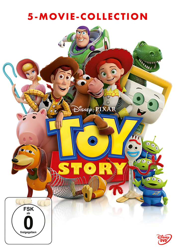TOY STORY 5-MOVIE-COLLECTION (5DVDs)