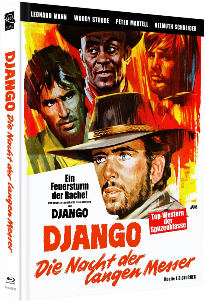 DJANGO - DIE NACHT DER LANGEN MESSER (Blu-Ray+DVD) - Cover C - Mediabook - Limited 111 Edition