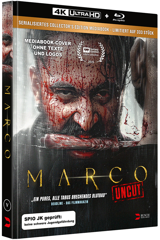 MARCO (4K UHD+Blu-Ray) - Cover E - Mediabook - Limited 333 Edition