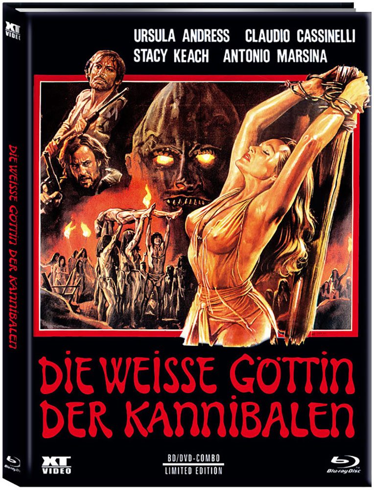 WEISSE GÖTTIN DER KANNIBALEN, DIE (Blu-Ray+DVD) - Cover B - Mediabook - Limited 555 Edition