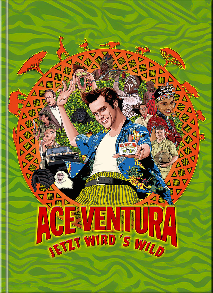 ACE VENTURA 2 - JETZT WIRD’S WILD (Blu-Ray+DVD) - Cover B - Mediabook - Limited 111 Edition