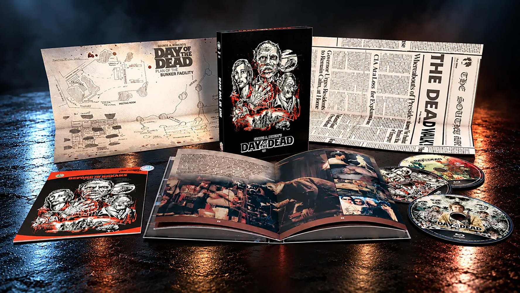 DAY OF THE DEAD (4K UHD+2Blu-Rays) - Cover G - Mediabook + Büste - Limited 333 Edition - Büstenedition
