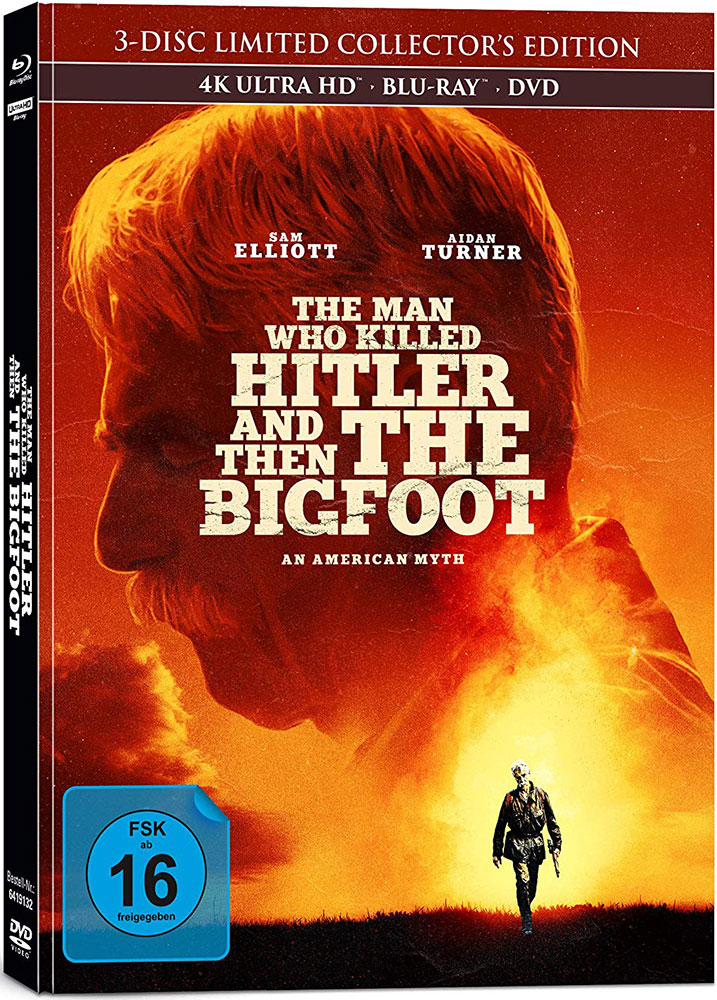 MAN WHO KILLED HITLER AND THEN THE BIGFOOT, THE (4K UHD+Blu-Ray+DVD) - Limited Mediabook Edition